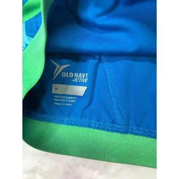 3 Pack | Old Navy | Avia | Women's Medium Racerback Sports Bras | Colorful - Picture 6 of 7